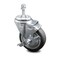 Service Caster 4 Inch Thermoplastic Rubber Swivel 10mm Threaded Stem Caster with Brake SCC SCC-TS20S414-TPRB-TLB-M1015 - alternate 1